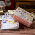 Translucent loose-leaf binder shell with cute cartoon designs, ideal for TN notebooks. - 3-Inch Card Album - Picnic