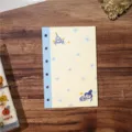 Loose-leaf binder refill paper cute star pattern inner pages for TN notebooks stationery - M5 Inner Pages - Blue Photo Chicken 10P