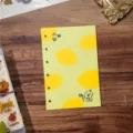 Lemon pattern loose leaf notebook inner pages, cute bear binder paper for daily planner use - M5 Inner Pages - Lemon David 10P