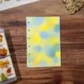 Colorful loose-leaf refill paper binder inner pages for planner notebook journaling. - M5 Inner Pages - Green 10P