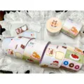 Cute washi tape roll and daily decorative sticker material set for journal DIY crafts. - Tearable Sticky Note Roll - Sweet Dream Sample 50cm