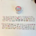 Soft Holiday Schattige Pup Washi Tape PET Sticker Rol Voor Dagelijkse Deco Strips - PET Stans Dagelijkse Decant 50cm