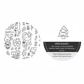 Ruban adhésif Washi rouleau autocollant décoratif scrapbooking loisirs créatifs - Croissance Sauvage / Échantillon 61cm