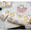 ONETWO Cute Anime Girl Washi Tape Set Daily Cartoon Decorative Masking Tapes for Journaling DIY Art - Synthetic Paper Cutting Film - Girl Daily Sample 35cm