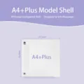PP Mat Transparante Ringband Cover A4 Plus Formaat Vervangende Opslag Map Buitenhoes - A4+ PLUS Matchende Gekamde Bandhoes