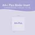 A4+ Plus 4-Grid Ringband Map Binnenzakken, 3-Laags Dubbelzijdige Opbergbladen - A4+ PLUS Binnenpagina's Tien Vel (3-Laags 4-Raster Dubbelzijdig)