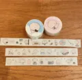 Soft Holiday Washi Tapes und dekorative Aufkleber für süßes Tagebuch und Planer Basteln. - Washi Feiertag 35cm + Arbeitsplatz 20cm