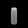 Bottiglia spargisale in plastica, contenitore per polvere commerciale con tappo bianco cucina. - Stile Base (Tappo a Vite) / 400ml