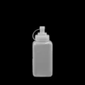 Bouteille souple transparente en plastique avec bouchon pour sauces, miel et condiments. - 600mL
