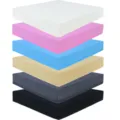 Scatola portaoggetti in tessuto pieghevole organizzatore per vestiti impilabile cesto armadio - Coperchio Separato Ispessito (Contattare il servizio clienti per il colore)