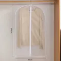 Custodia protettiva trasparente in PEVA antipolvere per abiti armadio guardaroba. - 60x100cm