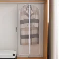 Custodia per abiti trasparente opaca 140x60cm PEVA borsa porta abiti antipolvere per cappotti abiti - 60x140cm