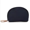 Piccola borsa cosmetica portatile, astuccio per trucco da viaggio con zip per organizzare. - Nero