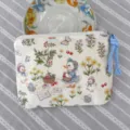 Cute duck picnic canvas zipper pouch portable makeup bag cosmetic storage bag coin purse - Duck Spring Picnic