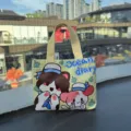 Cute sailor cartoon mini canvas handbag, versatile portable storage bag for daily use. - Sailor Cat