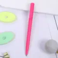 Macaron pink plastic ballpoint pen promotional custom business office writing stationery pen - Rose Red
