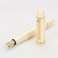 Stylo plume Jinhao avec corps blanc crémeux et clip doré pour le bureau et l'école. - Stylo Unique (Sans Boîte) / Blanc Ivoire (Clip Doré) Plume EF