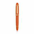 Jinhao X159 Zakelijke Vulpen 40mm Grote Penpunt Oranje Rood Schrijfgereedschap - Enkele Pen (Geen Doos) / Oranjebruin (Gouden Clip) EF Penpunt