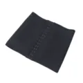 Ceinture gainante en néoprène pour femme corset minceur ventre plat avec crochets en acier. - S / Noir
