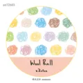 Zhuodawang schattige kleurrijke wolbal washi tape decoratieve sticker rol patroon. - Wollen Bal Washi Tape