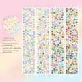 Washi tape decoratieve plakband kleurrijke sterren patroon briefpapier journaling knutselbenodigdheden - Kleurrijke Sterren / Synthetisch Papier Volledige Rol / Meerkleurig