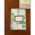 Retro groen klavertje vier memo blok niet-klevend scheurbaar scrapbook papier schattig. - 02 (40 Vellen)