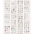 Leuke cartoon washi tape decoratieve stickers voor bullet journal dagboek knutselen. - Dagelijks Leven (Washi Monster)