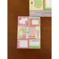 Retro patchwork memo blok, schattige Japanse stijl notitiebriefjes, esthetisch dagboek papier. - 03 (40 Vellen)