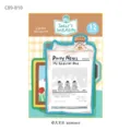 Cute oil pastel style sticky notes set, 12 pieces decorative memo pads for journaling crafts. - Today's Impression Shaped Sticky Note