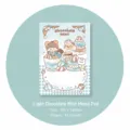Mint chocolade zelfklevende blaadjes schattige cartoon notitieblok 105x148mm - Chocolade Munt Memo