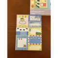 Joli bloc-notes japonais notes adhésives esthétiques papeterie scrapbooking papier planificateur - 12 (40 Feuilles)