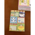 Bloc-notes patchwork vintage design de dessin animé mignon notes de journal matériel déchirable - 13 (40 Feuilles)