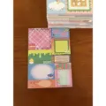 Bloc-notes rétro patchwork mignon dessin animé papier mémo DIY scrapbooking fournitures - 14 (40 Feuilles)