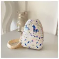 Niedlicher Cartoon Einhorn Mini Rucksack, leichte Freizeit Brusttasche für Kinder Alltag - Beige