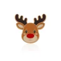 Weihnachten Rentier Emaillierung Anstecknadel süß Elch Brosche Abzeichen Feiertag Geschenk - Weihnachtselch-Stil (ZW3478 2#)