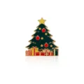 Weihnachtsbaum Emaillierte Brosche Pin Nette Feiertags Geschenk Abzeichen Schmuck Neu - Weihnachtsbaum-Stil (ZW3478 3#)