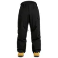 Black winter waterproof ski cargo pants, thickened windproof outdoor snow pants. - S / Bottoms / Black