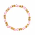 Elegant pink and gold beaded bracelet, stunning women's fashion jewelry accessory. - Style C - Pink and Gold (FG-R24011204C)