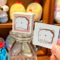Sello fotosensible de reloj tostada tierno para diario agenda bricolaje manualidades. - Reloj de Pan