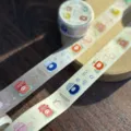 Summer Series Glitter Washi Tape Cute Jam Jars Design Decorative Stationery Masking Tape - Colorful Jam