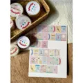 Leuke lente snoep washi tape rollen met release papier, retro vintage kantoorartikelen set. - Een Stuk Snoep / Hele Rol 5 Meter
