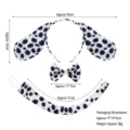 Dalmatian dog costume set including headband, bow tie and tail for Halloween party dress up. - Spotted Dog 3-Piece Set