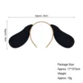 Cute dog ear headband for Halloween party and cosplay costume dress up events headwear - Tan Pug Dog Ears