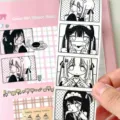 Schattige anime meisje washi tape decoratieve afplakband voor dagboek scrapbooking rol - Radio Maid Cafe (Flitssand Washi) / 4cmx5m