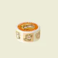 Leuke tijger decoratieve masking tape voor dagboek, planner stickers en DIY briefpapier knutselen. - Tijger Die De Berg Afdaalt