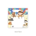 Simpatico blocco note cartone animato appunti adesivi 6x6cm cancelleria creativa - Ora di dormire