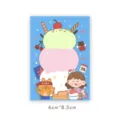 Fanfantuan Note Adesive gelato cartone animato simpatico blocco note 6x8.5cm cancelleria - Mangiare Ghiaccio Tritato