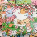 Schattig vierkant notitieboekje cartoon eend ontwerp dagelijks planner 120g wit papier - Kaki Veel Geluk