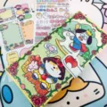 Schattig cartoon leren notebook dagboek planner met drukknoop voor studenten en dagelijks schrijven. - Prinses