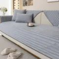 Verdichtete Plüsch Sofabezug Winter warmer Sofasohle gemütliche Wohnkultur Hülle - 70x70cm (Armlehne/Rückenlehne) / Grau